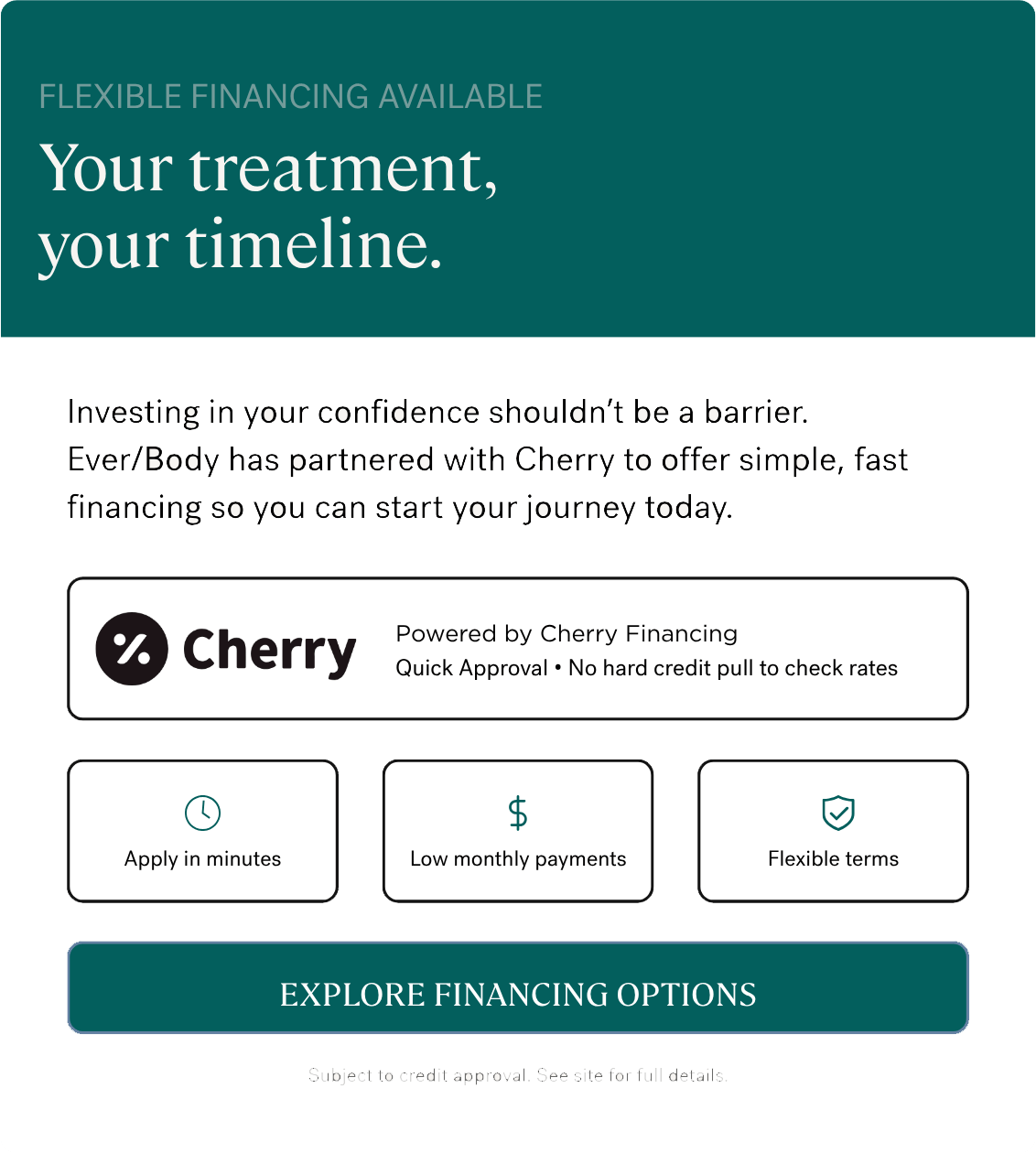 Explore Financing Options